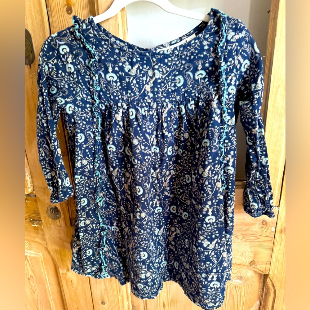 EUC Roller Rabbit Garden Forest 100% L/S Cotton Dress